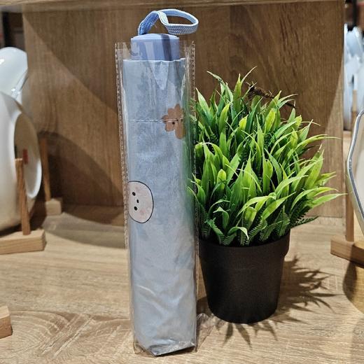 澳美斯6270三折黑胶睛雨伞55*8 商品图0