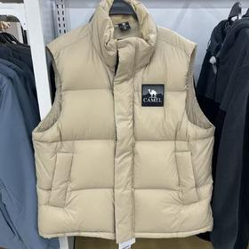 349.9元 骆驼羽绒马甲 613251-HD（线上线下同步在售不保证有货，介意勿拍）