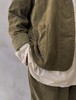 Manuelle guibal复古绿灯芯绒休闲西装 商品缩略图2