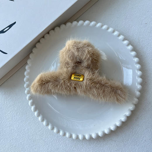 金色标一字抓夹-纪念日百货门店同款165293518 商品图3