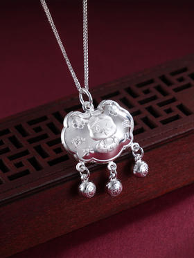 子佩集S990银【快乐宝贝】套链【CMSTL007】纯银儿童项链2411