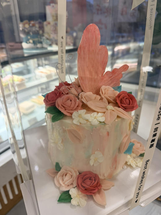 「女士」蝴蝶玫瑰花园 刮刀花 商品图2