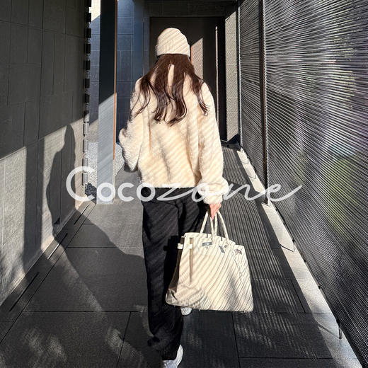 COCO ZONE 刘 一一 “雪芙”西班牙拉贡羊毛皮皮草 CD2A3153 商品图1