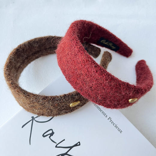 毛呢金标宽边发箍法式高颅顶发饰-纪念日百货门店同款167796821 商品图2