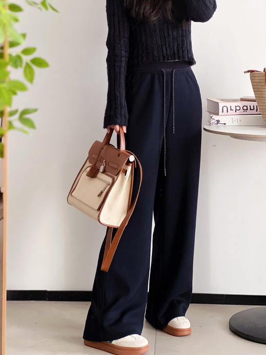 【劳特布伦羊毛醋酸阔腿裤SS503】✅独家客供羊毛醋酸面料！‍质感超软！‫像舒芙蕾一般的松软质地-PWJCY 商品图11