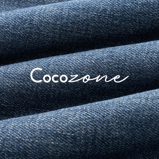 COCO ZONE 刘 一一 “蓝调牛仔”夹层舒适牛仔裤 CD2A3075 商品图4