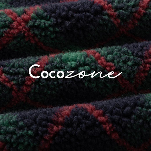 COCO ZONE 刘 一一 “圣诞格”羊毛混纺立领格纹外套 CD1A1680 商品图3