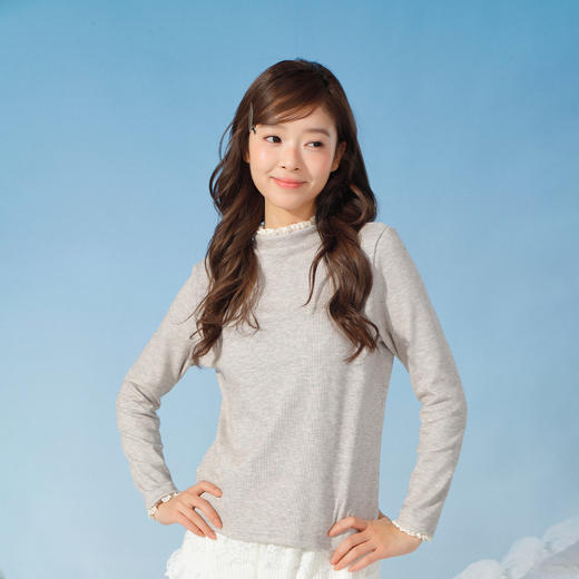 时尚百搭复古花边蕾丝打底衫-纪念日百货门店同款167102682 商品图0