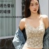 曼芮凯诗【马甲线】法式蕾丝无痕美背收腰显瘦自带胸垫吊带 24067 商品缩略图1