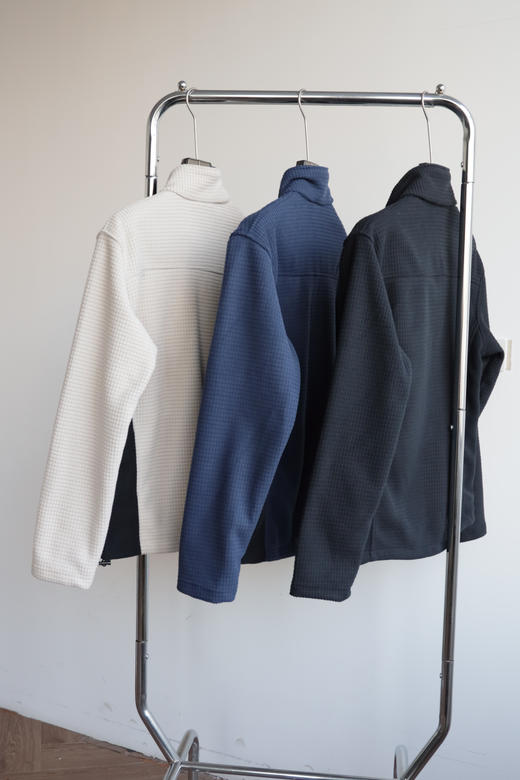 N8 元单华夫格吸湿速干立领抓绒外套 WT936 商品图2