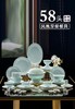 58头影青玲珑·凤凰涅槃餐具 商品缩略图0