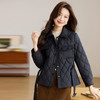 6996小香风菱格棉衣女秋冬2025新款轻薄夹棉短外套小个子收腰显瘦棉服 商品缩略图1