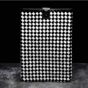 DARKER达克 皮质黑白编织 乒乓球拍拍套 国球汇