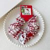 少女甜美风红格纹KT发圈-纪念日百货门店同款167749208 商品缩略图0