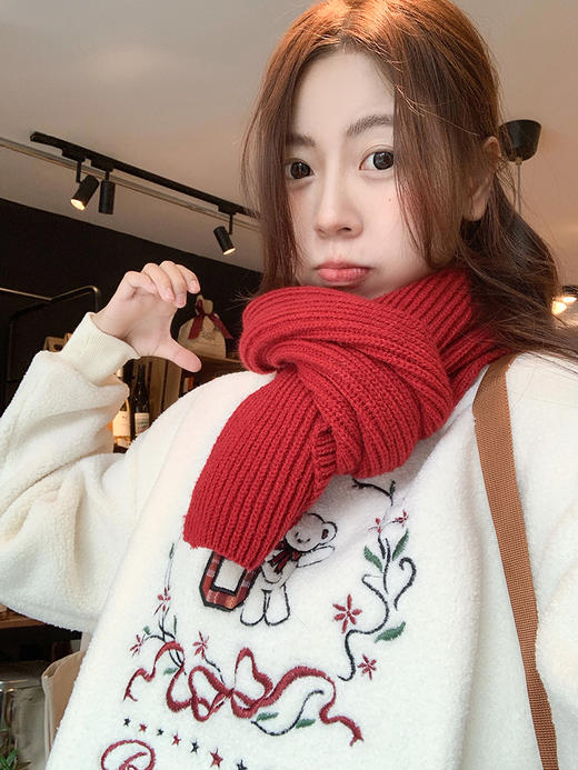 <曾小咸推荐> 现货秒杀！微信超特价！刺绣羊羔毛无帽圆领卫衣 日常189.99 立减90 秒杀99.99！ 商品图8