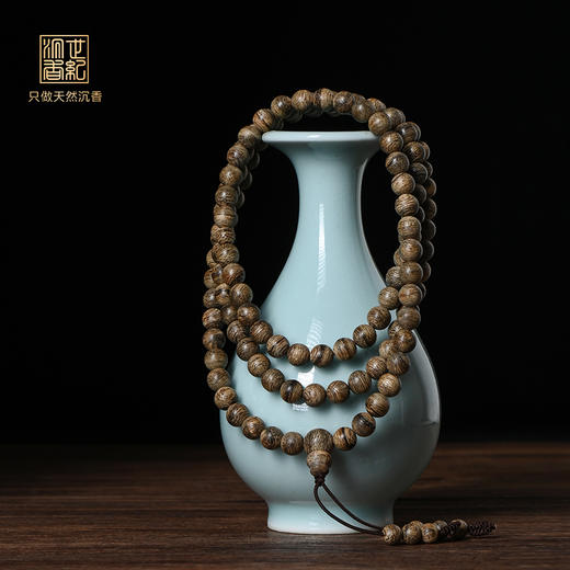 天然达拉干沉香佛珠 6.5mm*108颗 13克 SP12248 商品图0