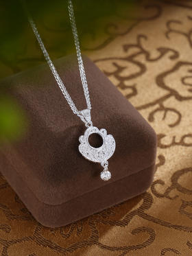 子佩集S990银【美人思眠】吊坠【MX012】花丝(不含链)2411