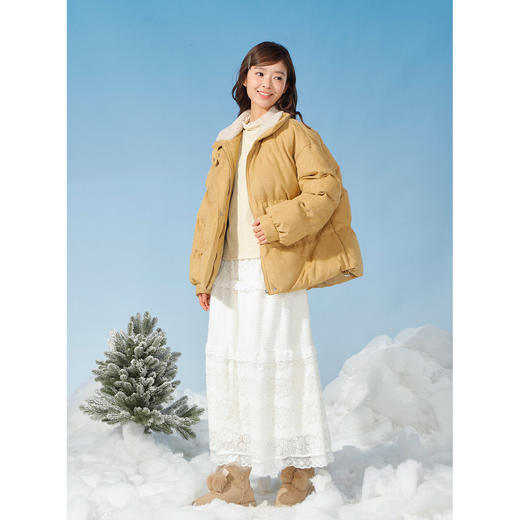 日系羊羔毛翻领棉服外套-纪念日百货门店同款167393862 商品图3
