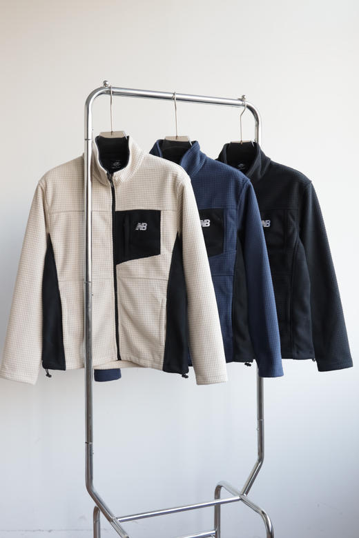 N8 元单华夫格吸湿速干立领抓绒外套 WT936 商品图0