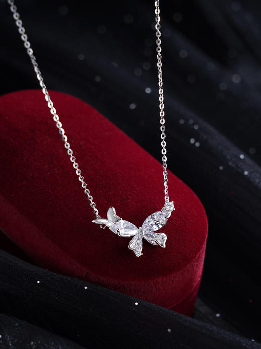 子佩集S925银【蝶蝶清歌】套链【XL022073】纯银时尚项链2411 商品图0