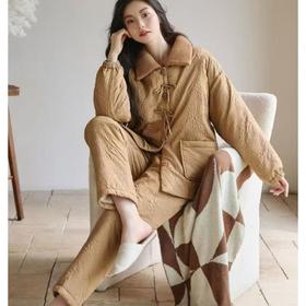 达尔丽女士夹层棉家居服