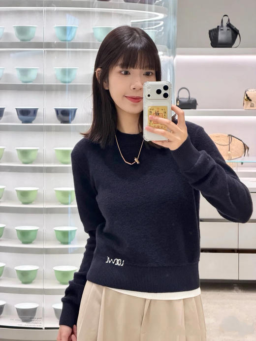 罗意威  25秋冬新款 刺绣logo羊毛毛衣(TM) 商品图4