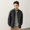 NPC潮牌含量菱形纹翻领轻薄羽绒服男外套白鸭绒NP48DJ35 商品缩略图3