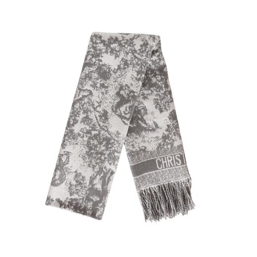 Dior 动物图腾围巾（灰调款 商品图3