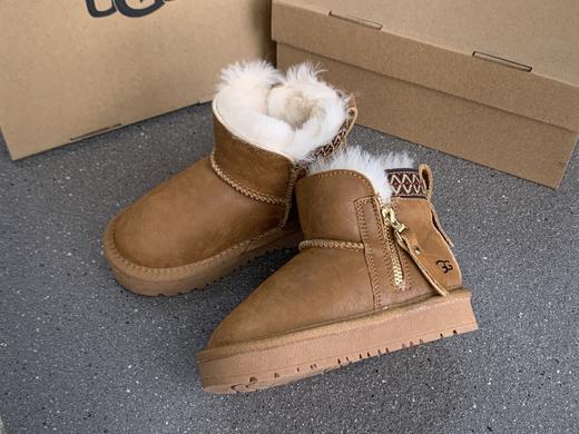 UG&G民族风防水皮拉链款童鞋儿童雪地靴 商品图6