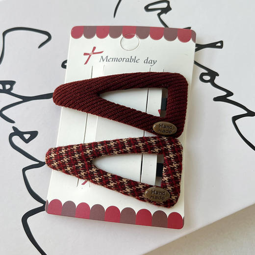 FGKH学院风三角形侧边对夹-纪念日百货门店同款167796768 商品图1