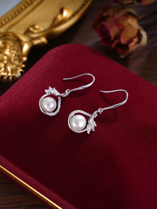 子佩集S925银珍珠耳环【Z19919】纯银2412 商品图0