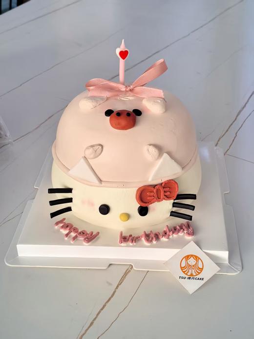 【三款】叠叠乐翻糖卡通蛋糕 商品图0