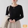 【超值特卖】多色-薄款长袖贴身软软长袖皮肤衣打底衫-喜出 商品缩略图4