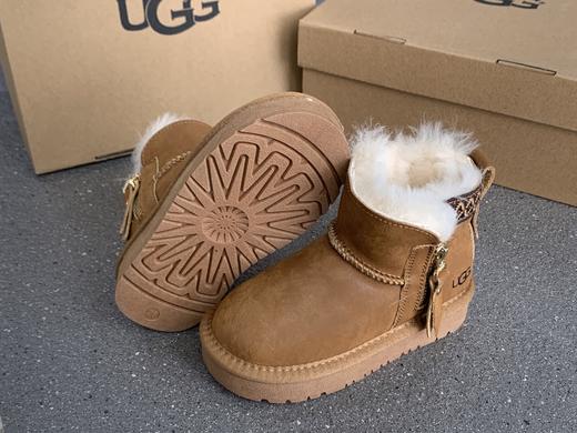 UG&G民族风防水皮拉链款童鞋儿童雪地靴 商品图5