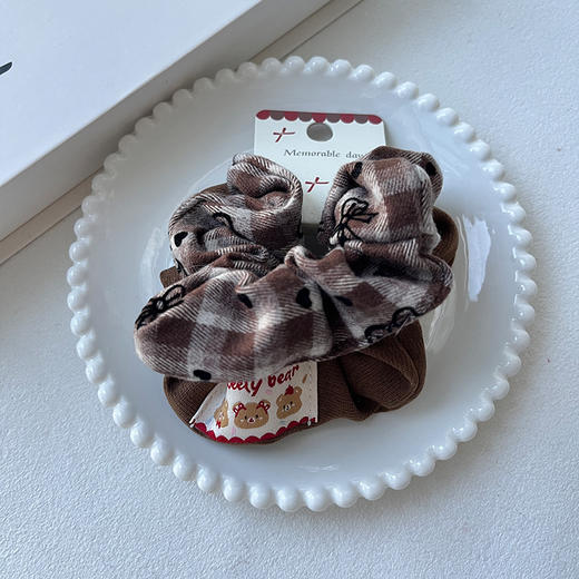 复古俏皮元气咖红对圈配饰-纪念日百货门店同款167796995 商品图3