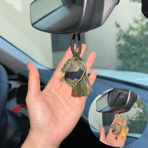 新款《守护福》迷彩福袋挂件   匠心工艺  手工制作   寓意福气与好运常伴  吉祥与平安跟随 商品图8