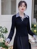 【清仓价】不参与退换 -8803假两件拼格子短款小衫-喜出 商品缩略图2
