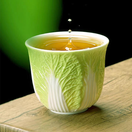 素言茶坊~百财纳福老白茶香鼎香炉茶巾百财杯 商品图6