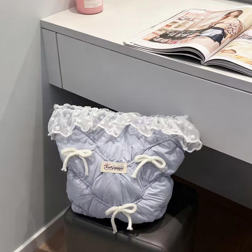 小众通勤卷毛小狗蕾丝单肩包-纪念日百货门店同款168194398 商品图4