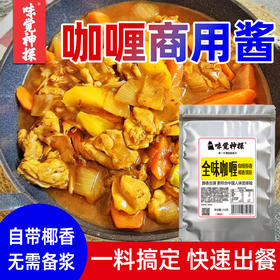 味觉神探咖喱酱料外卖商用调料咖喱饭中式咖喱酱黄咖喱料汁料理