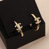 小香金色耳环耳钉 商品缩略图0
