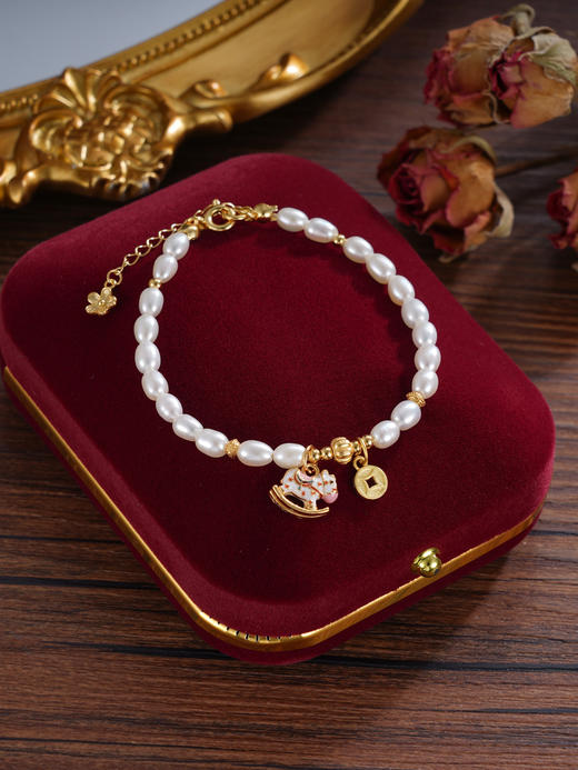 子佩集S925银珍珠手链【SL11710】纯银镀金马上有钱2412 商品图0