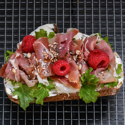 意式火腿酸面包开放式三明治 商品图0