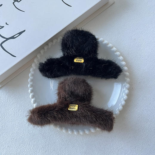 金色标一字抓夹-纪念日百货门店同款165293518 商品图2