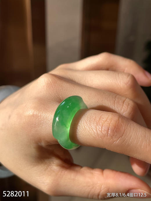 飘翠扳指【5282011】圈口12.5~具体价格微信咨询 商品图3