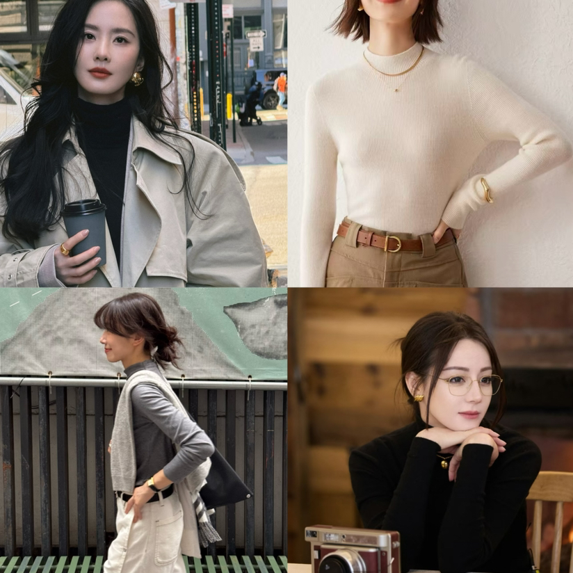 【非常好信uu】一线成衣，天衣无缝。【品牌撤柜】混纺羊毛打底衫16针。