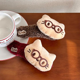 猫咪萌趣毛绒懒人盘发夹-纪念日百货门店同款167796881