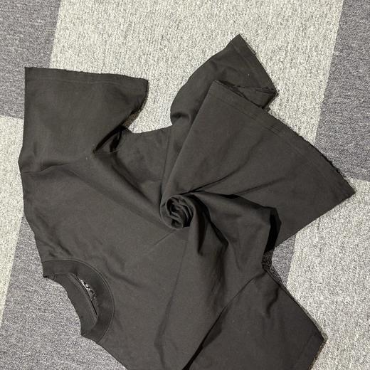 巴黎家纯色后背字母图案休闲T恤 商品图7