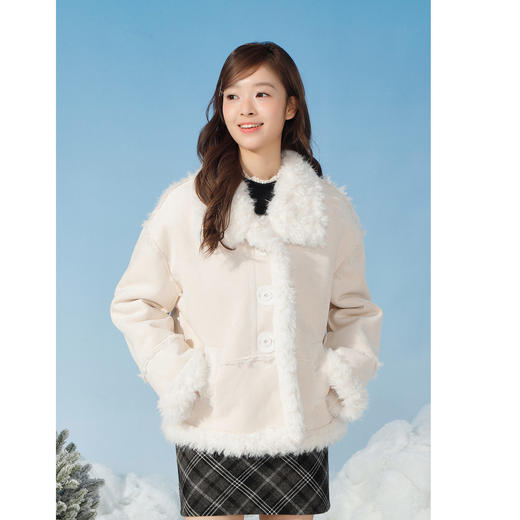 韩系千金气质毛毛外套-纪念日百货门店同款167596811 商品图2