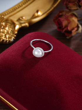 子佩集S925银珍珠戒指【JL070241】纯银2412